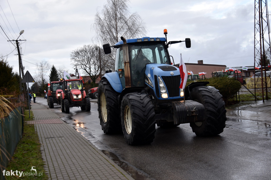 Protest rolników w Kosztowie
