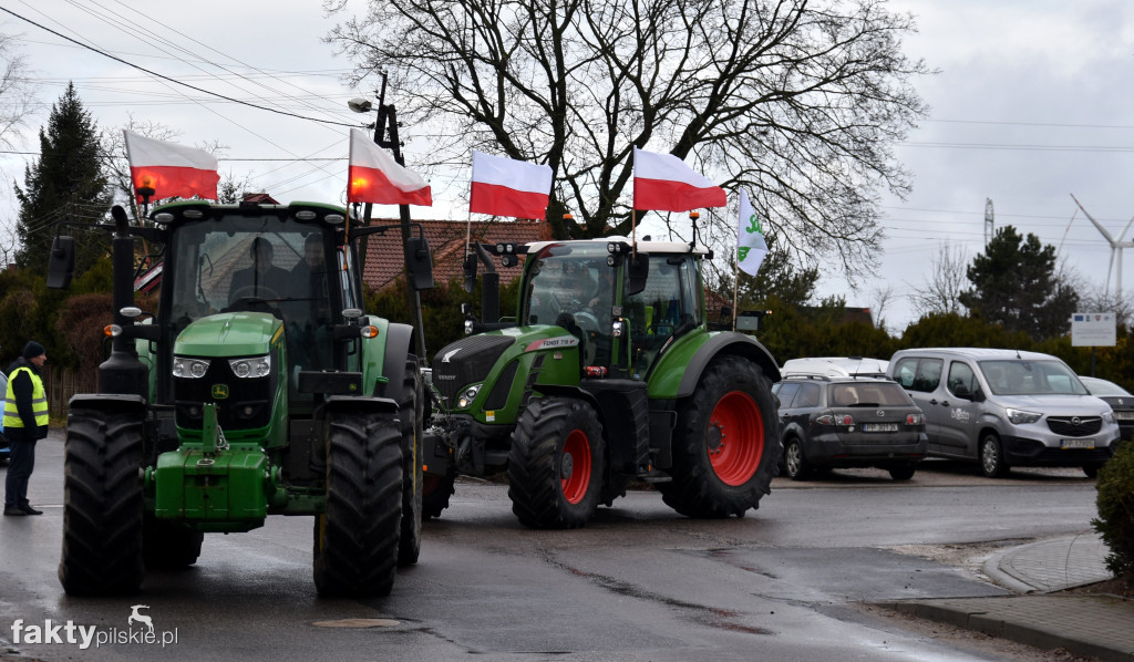 Protest rolników w Kosztowie