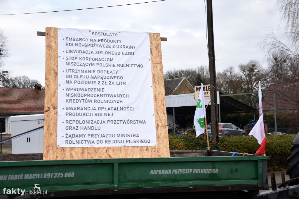 Protest rolników w Kosztowie
