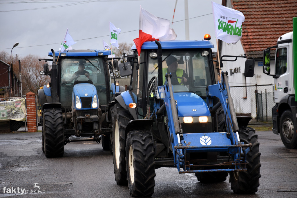 Protest rolników w Kosztowie
