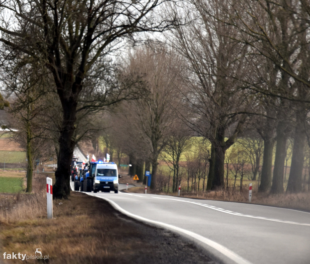 Protest rolników w Kosztowie