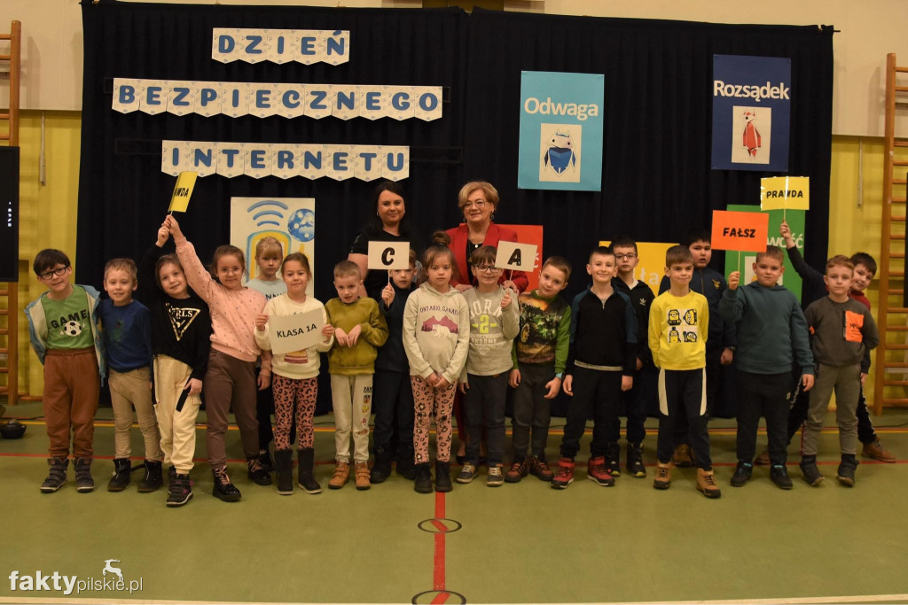 Dzień bezpiecznego internetu w SP w Białośliwiu