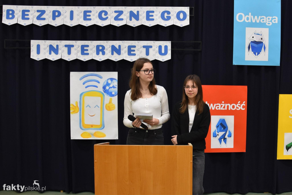 Dzień bezpiecznego internetu w SP w Białośliwiu