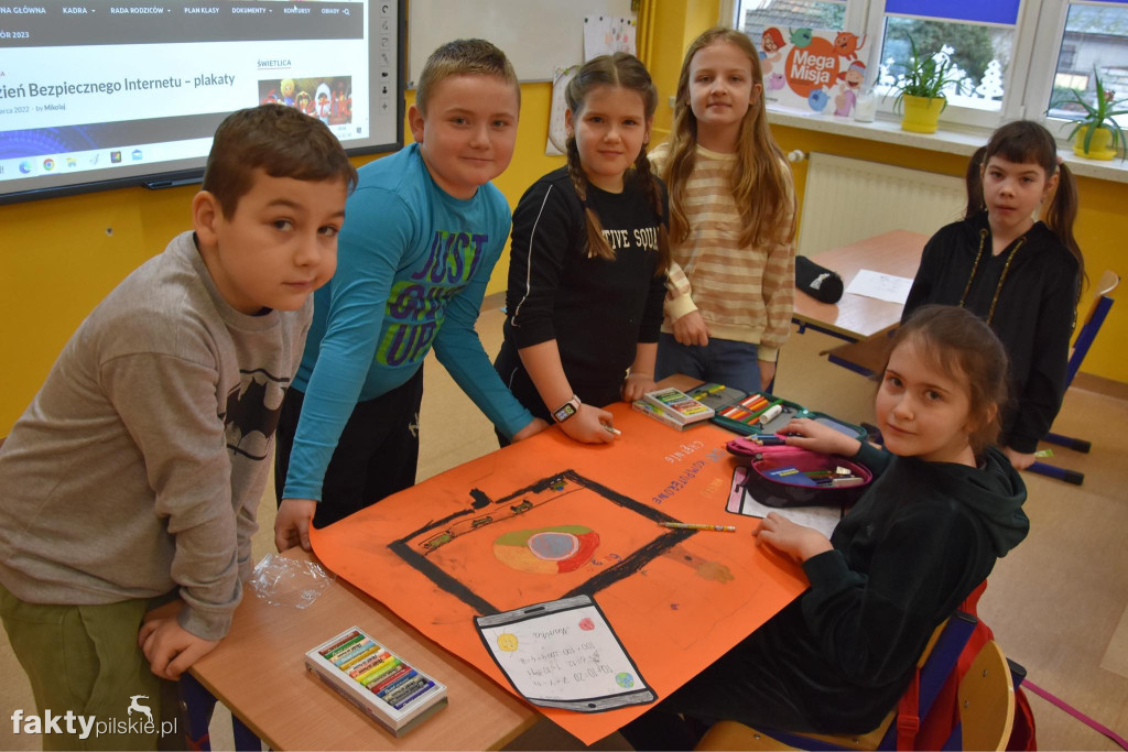 Dzień bezpiecznego internetu w SP w Białośliwiu