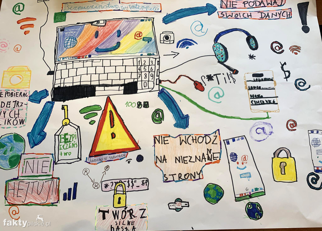 Dzień bezpiecznego internetu w SP w Białośliwiu
