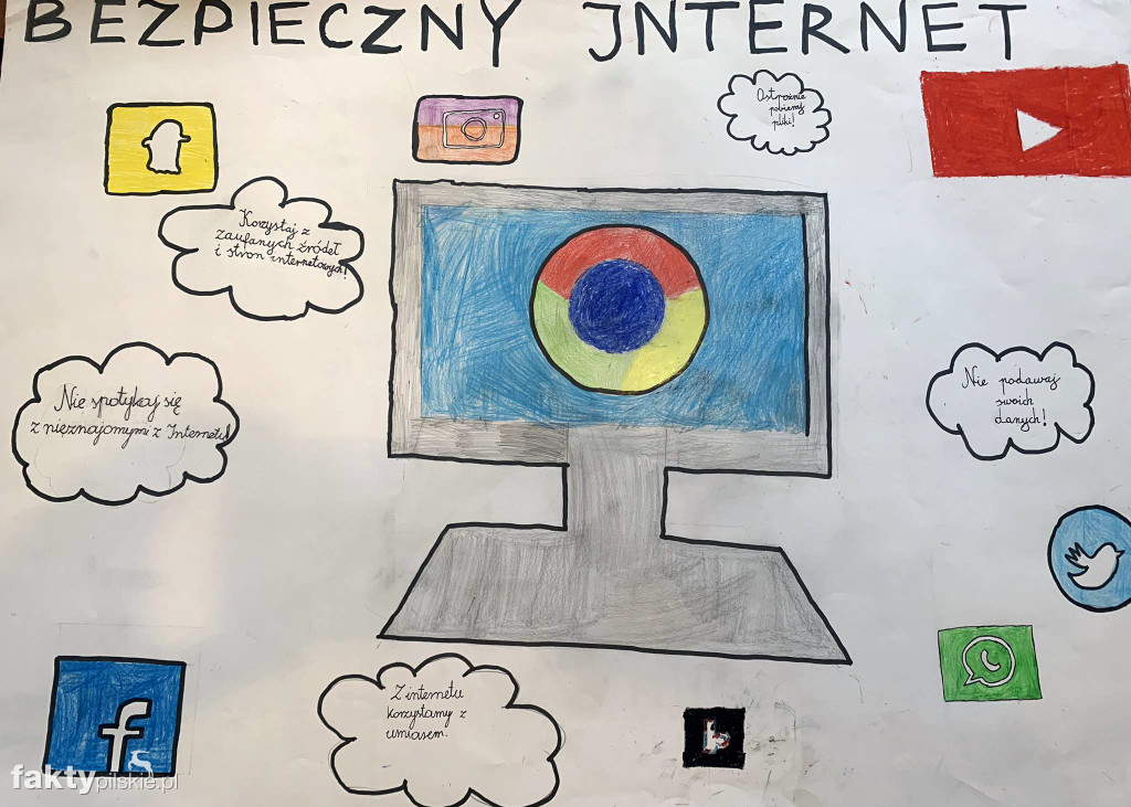 Dzień bezpiecznego internetu w SP w Białośliwiu