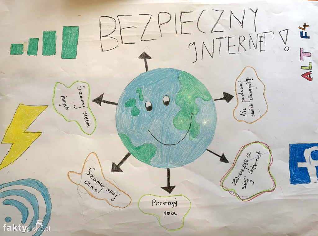 Dzień bezpiecznego internetu w SP w Białośliwiu