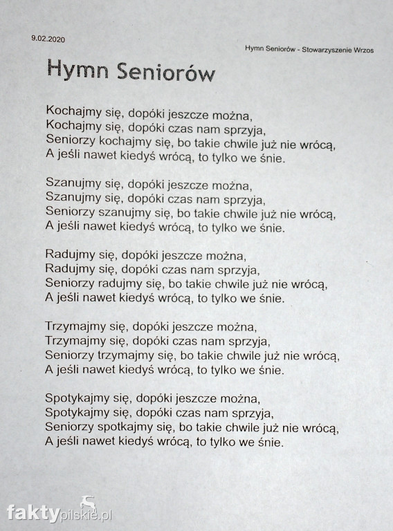 50 lat koła emerytów i rencistów w Białośliwiu