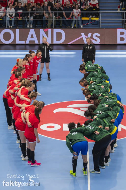 Piłka ręczna kobiet Polska - Brazylia w Pile (1)