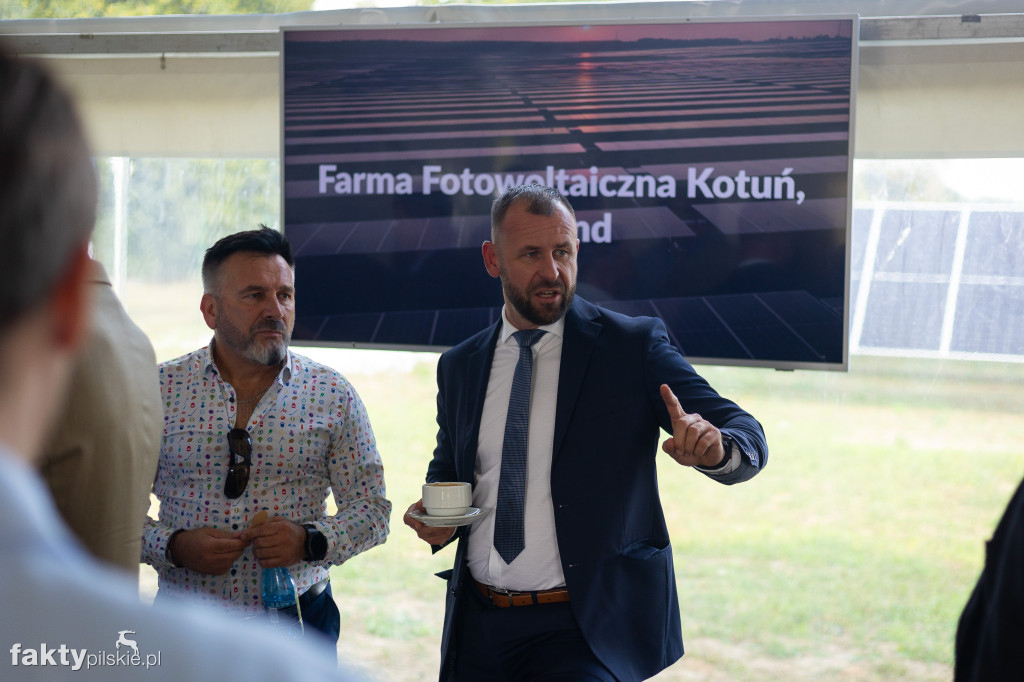 Otwarcie farmy fotowoltaicznej w Kotuniu