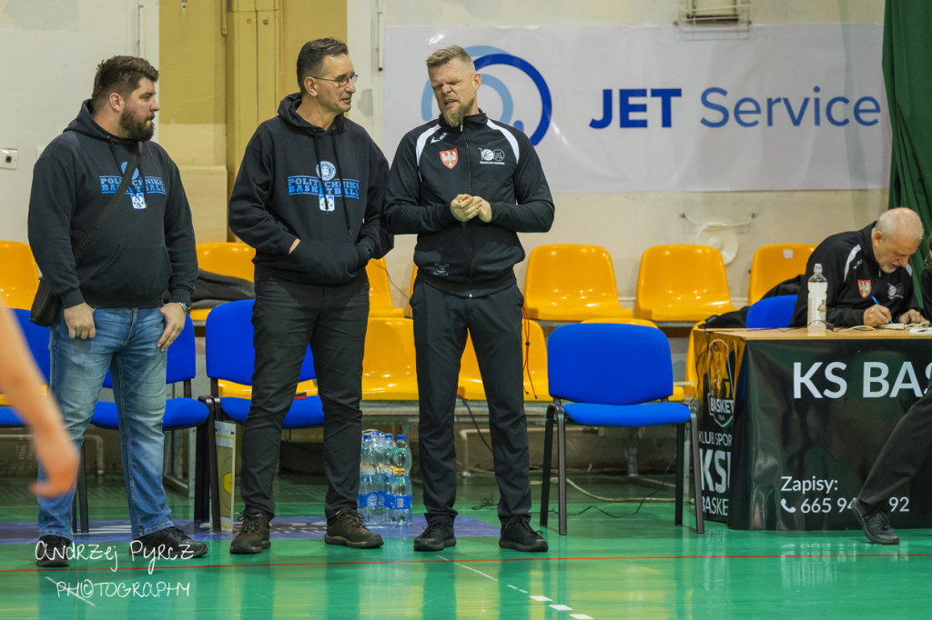 Mecz Jet Service Basket Piła vs AZS Politechnika Poznań