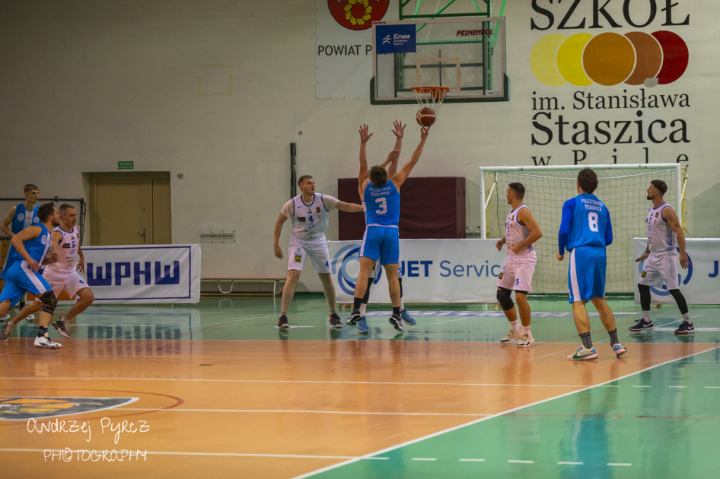 Mecz Jet Service Basket Piła vs AZS Politechnika Poznań