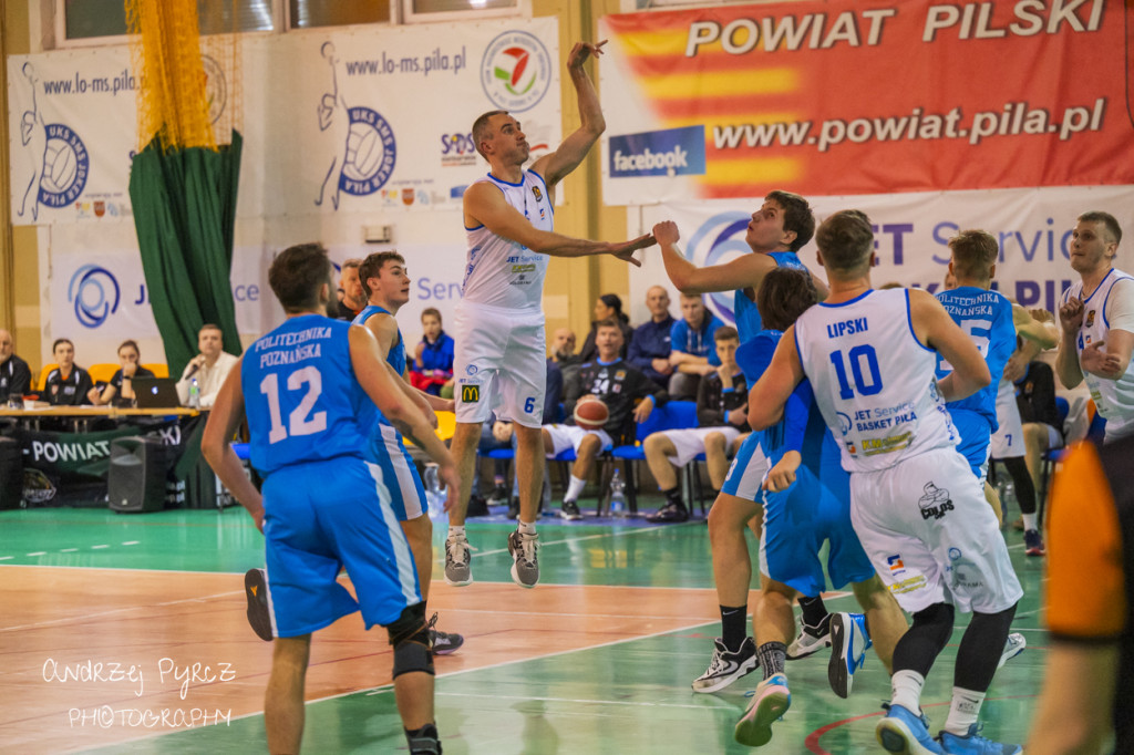 Mecz Jet Service Basket Piła vs AZS Politechnika Poznań