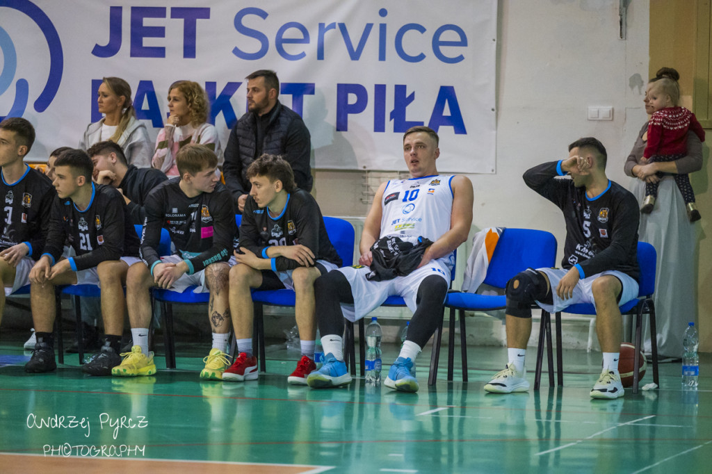 Mecz Jet Service Basket Piła vs AZS Politechnika Poznań