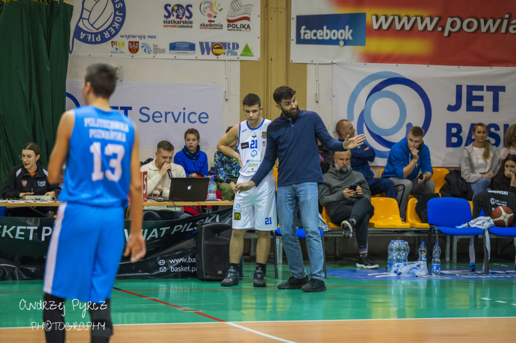 Mecz Jet Service Basket Piła vs AZS Politechnika Poznań