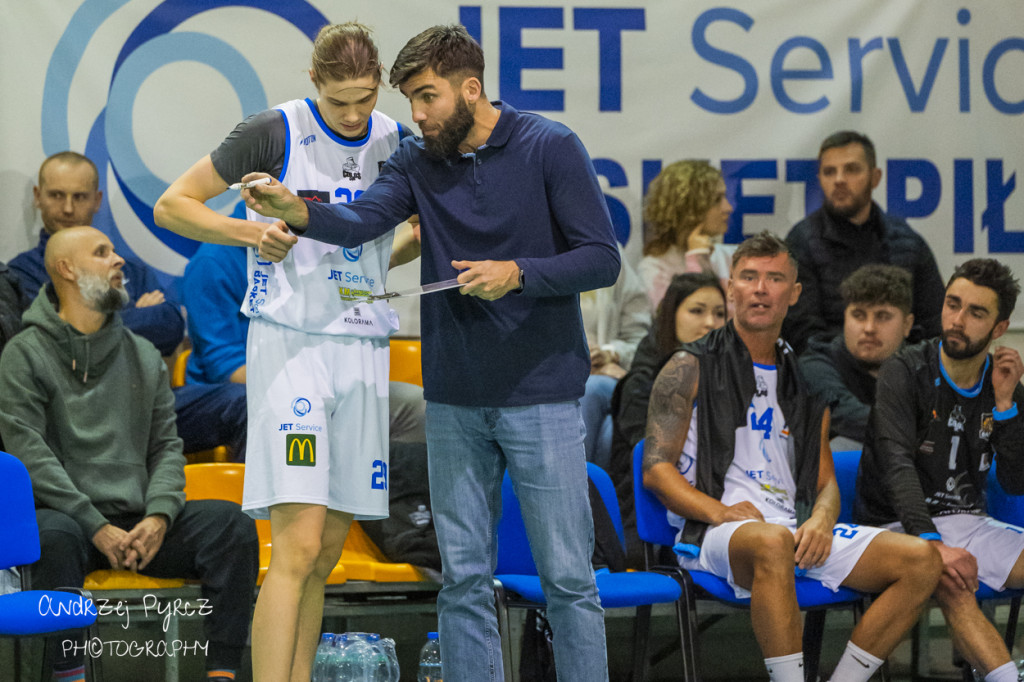 Mecz Jet Service Basket Piła vs AZS Politechnika Poznań