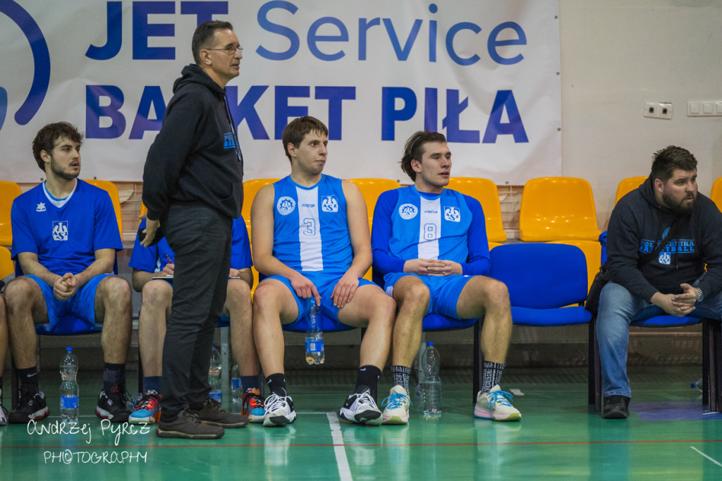 Mecz Jet Service Basket Piła vs AZS Politechnika Poznań