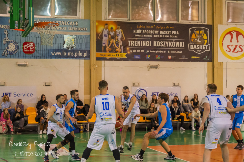 Mecz Jet Service Basket Piła vs AZS Politechnika Poznań