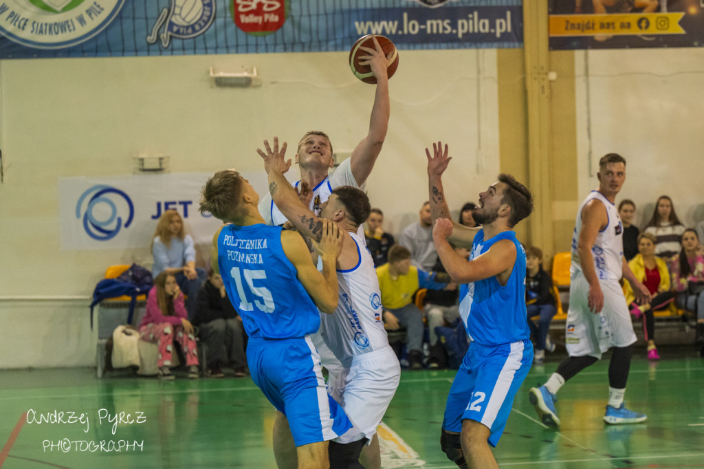 Mecz Jet Service Basket Piła vs AZS Politechnika Poznań