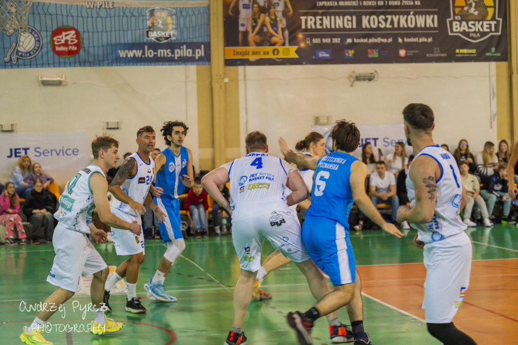 Mecz Jet Service Basket Piła vs AZS Politechnika Poznań