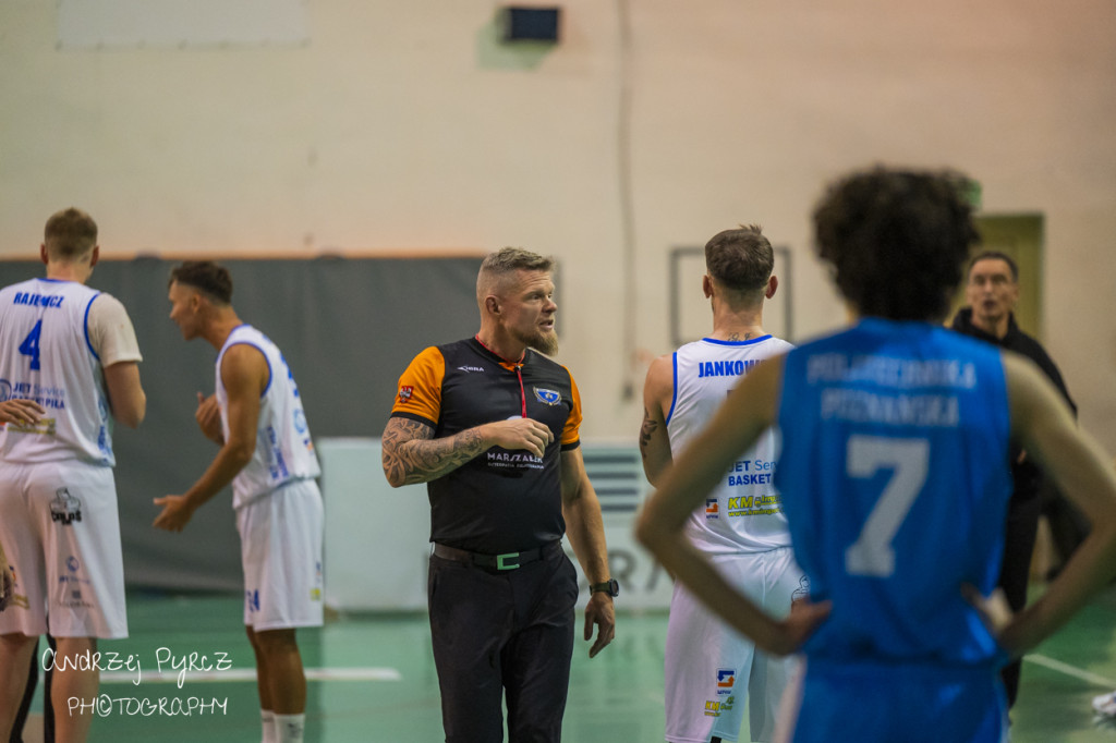 Mecz Jet Service Basket Piła vs AZS Politechnika Poznań