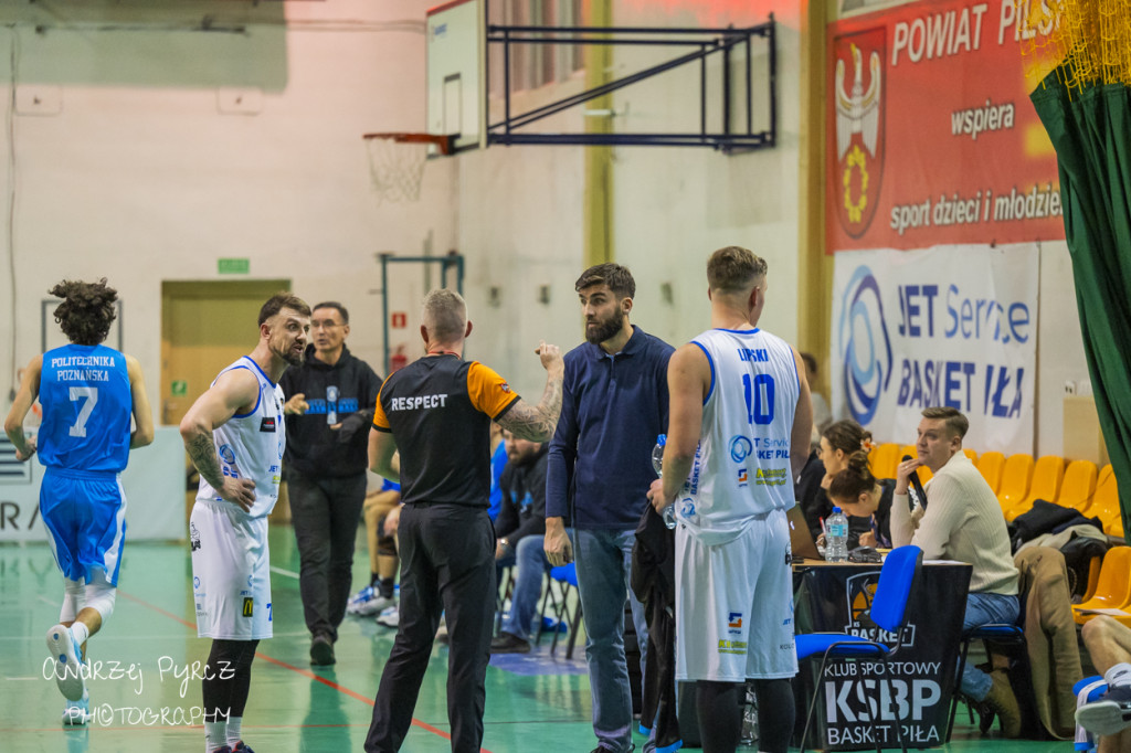 Mecz Jet Service Basket Piła vs AZS Politechnika Poznań