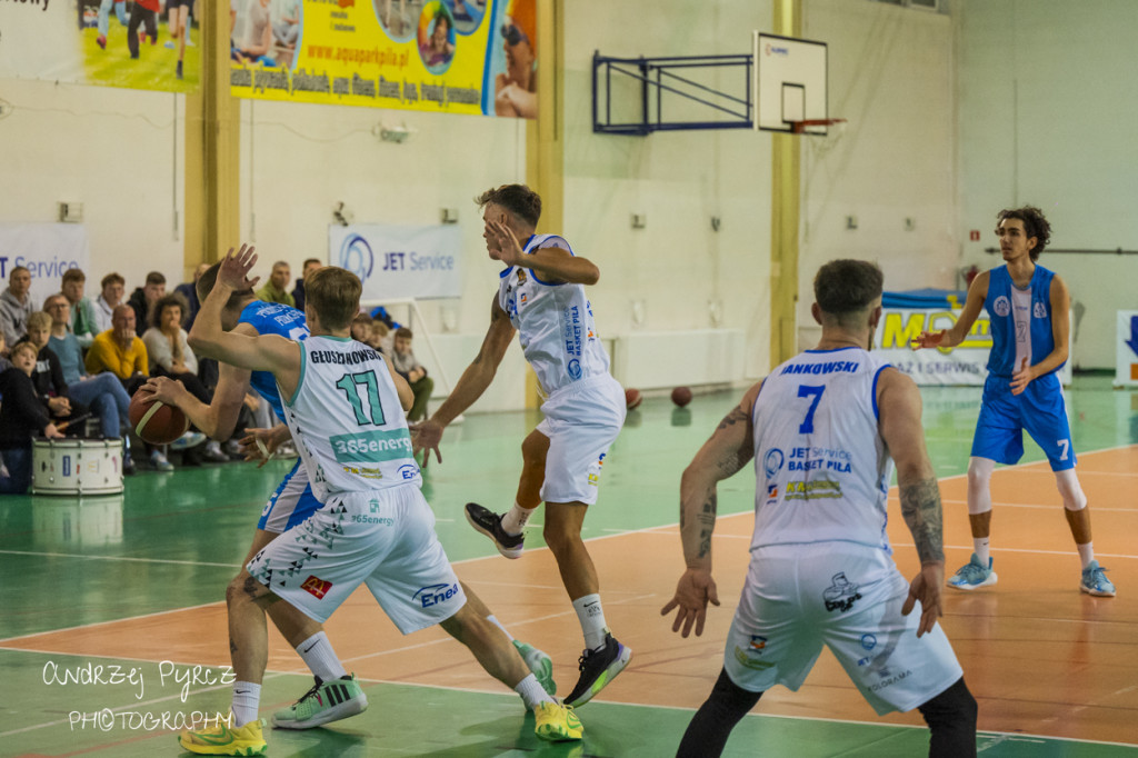 Mecz Jet Service Basket Piła vs AZS Politechnika Poznań