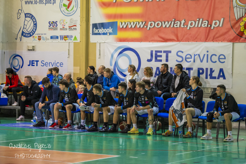 Mecz Jet Service Basket Piła vs AZS Politechnika Poznań