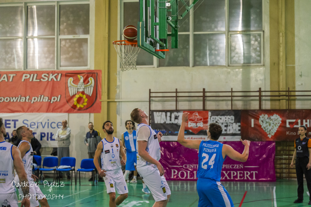 Mecz Jet Service Basket Piła vs AZS Politechnika Poznań