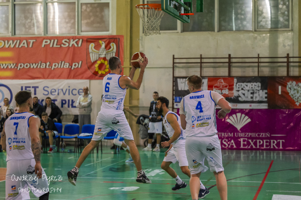 Mecz Jet Service Basket Piła vs AZS Politechnika Poznań