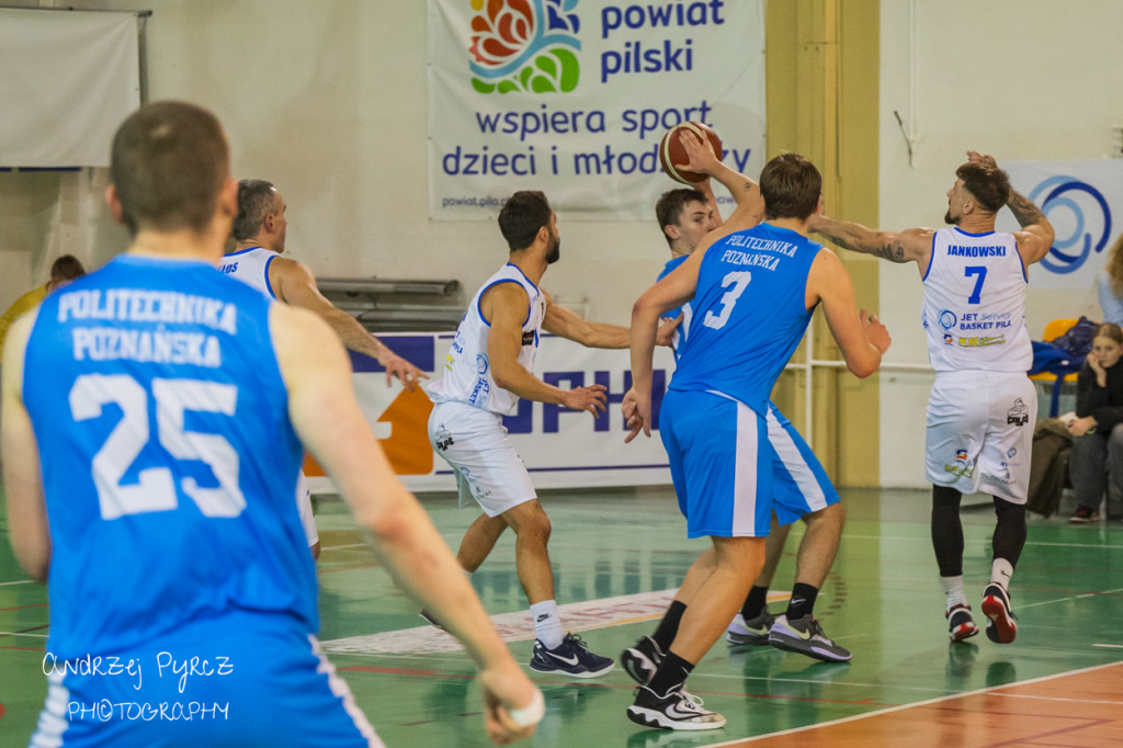 Mecz Jet Service Basket Piła vs AZS Politechnika Poznań