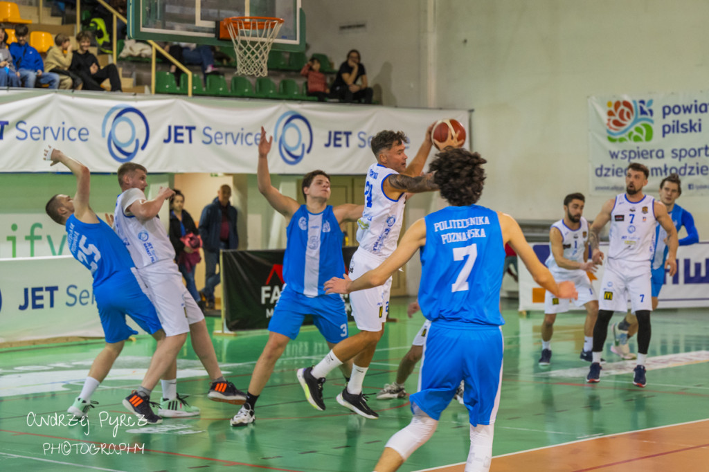 Mecz Jet Service Basket Piła vs AZS Politechnika Poznań