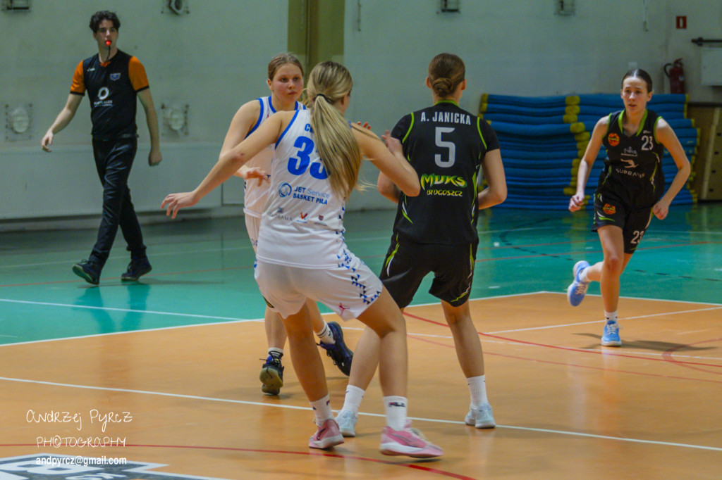 Jet Service Basket Piła vs MUKS Supravis Bydgoszcz