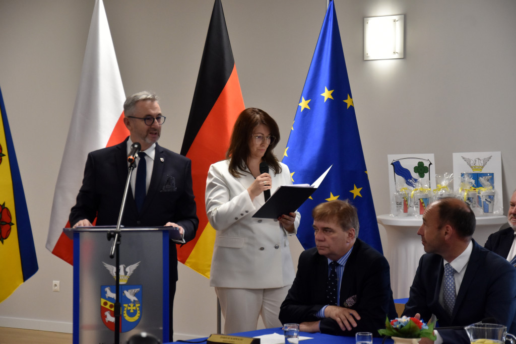 Podpisanie partnerstwa gminy Miasteczko Krajeńskiego i Körle
