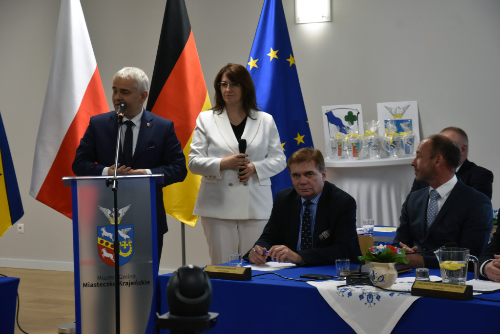 Podpisanie partnerstwa gminy Miasteczko Krajeńskiego i Körle
