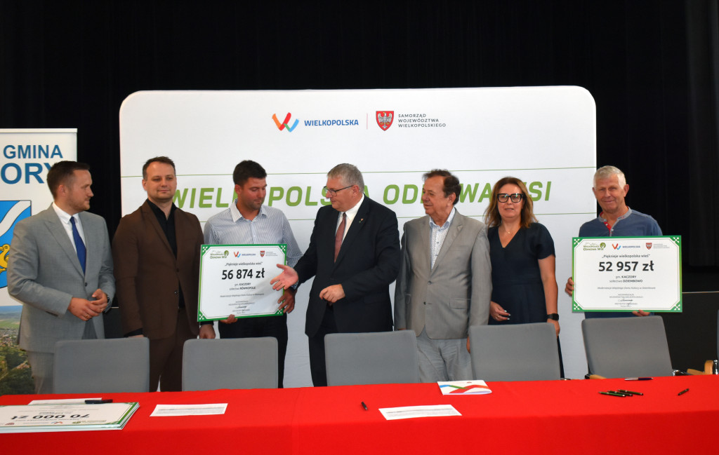 Pięknieje Wielkopolska Wieś 2025 - podpisanie umów