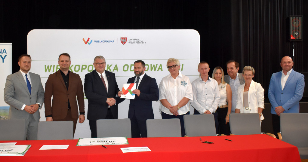 Pięknieje Wielkopolska Wieś 2025 - podpisanie umów