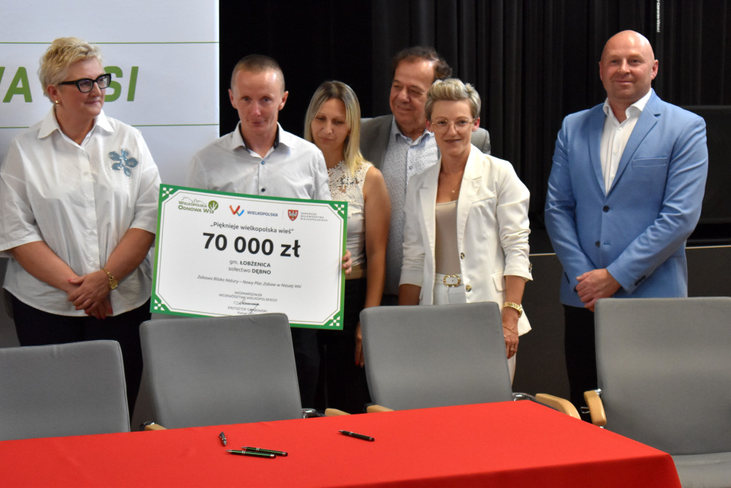 Pięknieje Wielkopolska Wieś 2025 - podpisanie umów