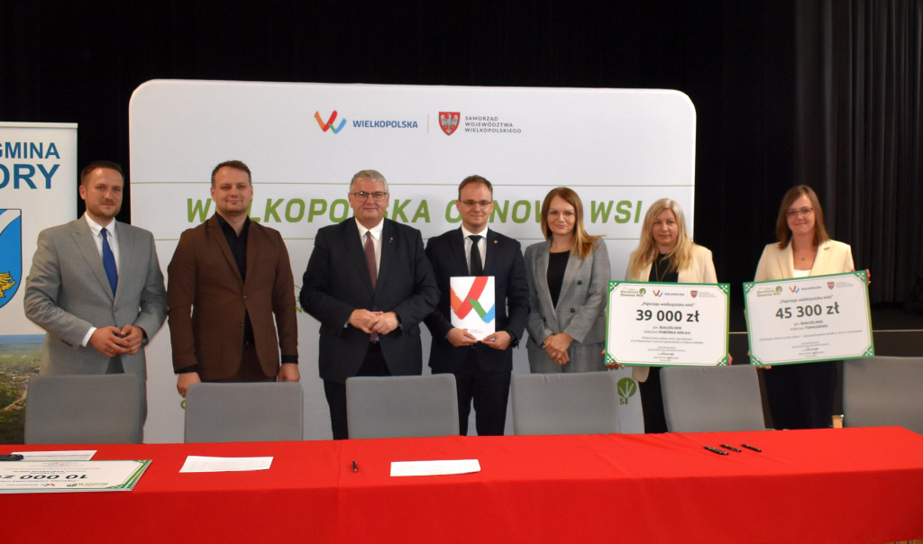 Pięknieje Wielkopolska Wieś 2025 - podpisanie umów