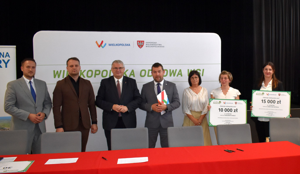 Pięknieje Wielkopolska Wieś 2025 - podpisanie umów