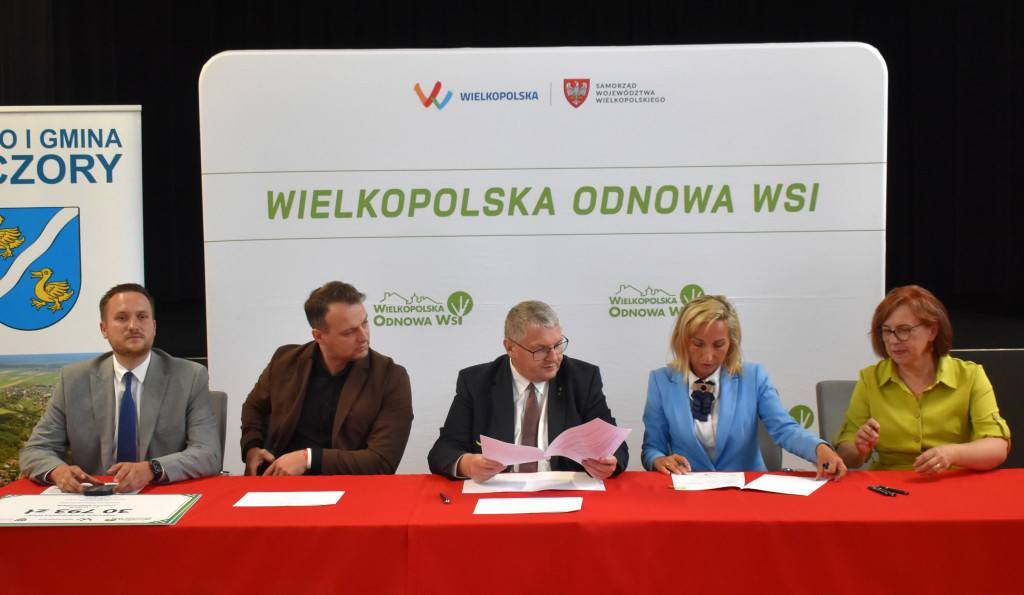 Pięknieje Wielkopolska Wieś 2025 - podpisanie umów