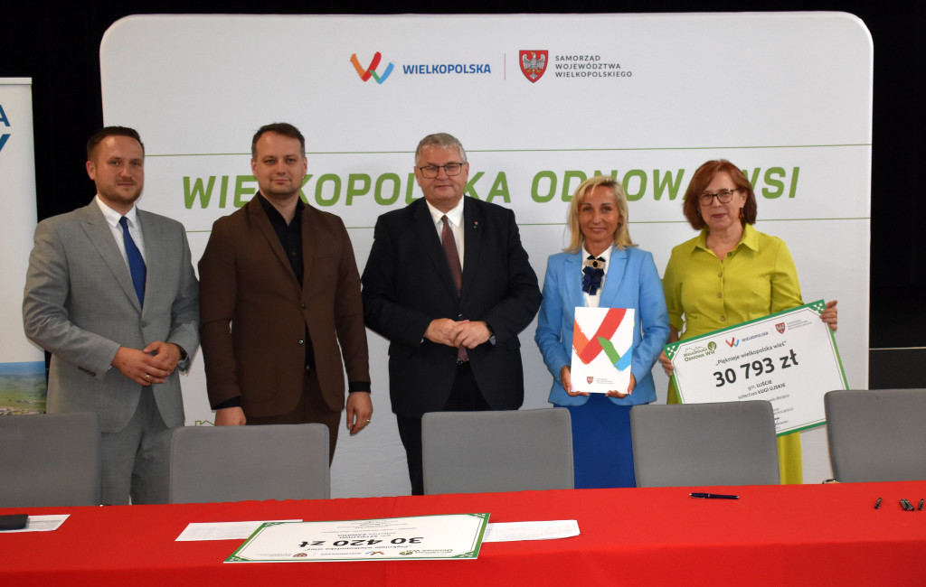 Pięknieje Wielkopolska Wieś 2025 - podpisanie umów