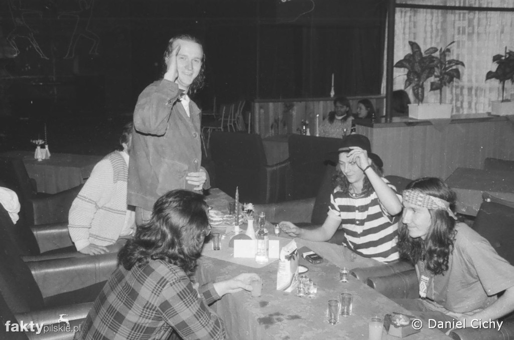 Koncert grupy Ptaaki w kawiarni Natalia w Pile - 1994