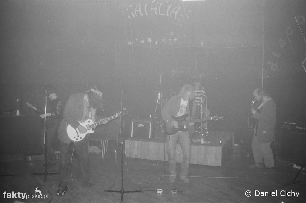 Koncert grupy Ptaaki w kawiarni Natalia w Pile - 1994