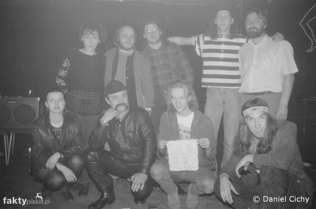 Koncert grupy Ptaaki w kawiarni Natalia w Pile - 1994