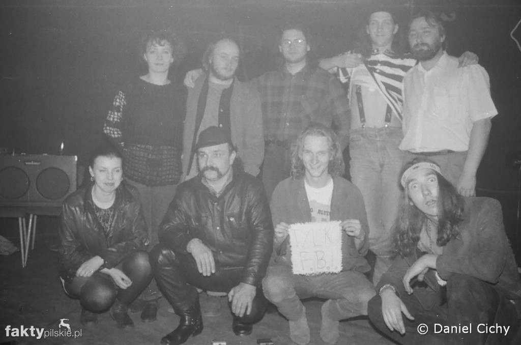 Koncert grupy Ptaaki w kawiarni Natalia w Pile - 1994