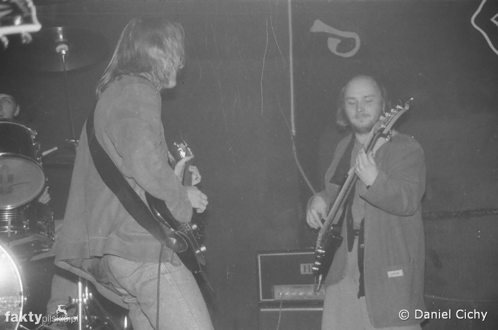 Koncert grupy Ptaaki w kawiarni Natalia w Pile - 1994