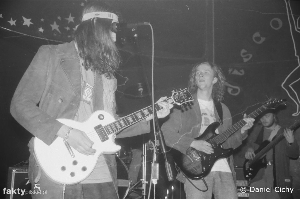 Koncert grupy Ptaaki w kawiarni Natalia w Pile - 1994