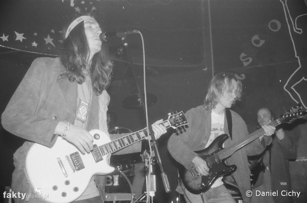 Koncert grupy Ptaaki w kawiarni Natalia w Pile - 1994