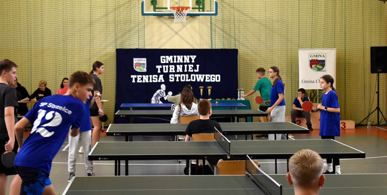  Gminny Turniej Tenisa Stołowego w Strzelcach